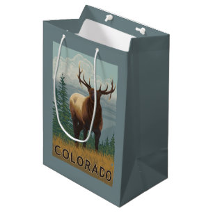 Sac Cadeau Moyen Élans SceneColorado