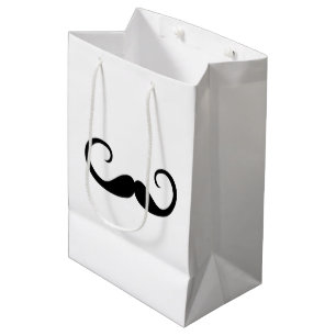 Sac Cadeau Moyen Elégante Moustache