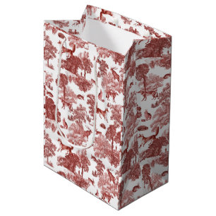 Sac Cadeau Moyen Elégante toile de campagne de lapin Red Fox Vinta