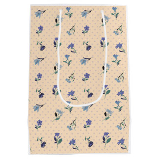 Sac Cadeau Moyen Emballage Cadeau Peachify Pastel Blooms