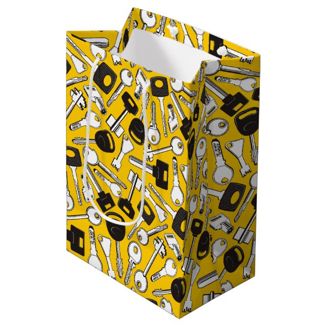 Sac Cadeau Moyen Ensemble de clés Arrière - plan (Devant Angle)