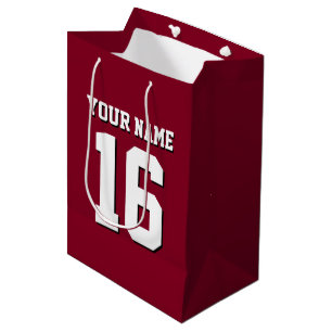 Sac Cadeau Moyen Équipe cycliste Burgundy