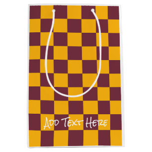Sac Cadeau Moyen Équipe moderne Spirit School Colors College Fun