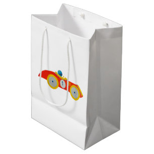 Sac Cadeau Moyen Ęr anniversaire de petit de roadster enfant rouge