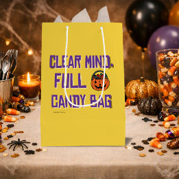 Sac Cadeau Moyen Esprit Clair, Plein de Bonbons | Soirée de Hallowe