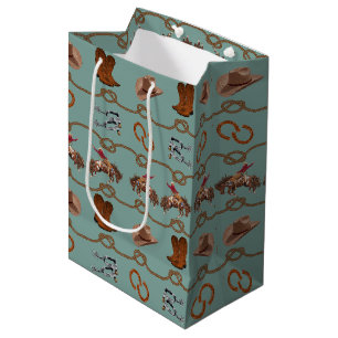 Sac Cadeau Moyen Essentiels de Rodéo Cowboy