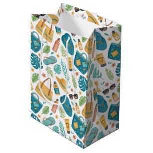 Sac Cadeau Moyen Essentiels d'été de plage Motif (1)