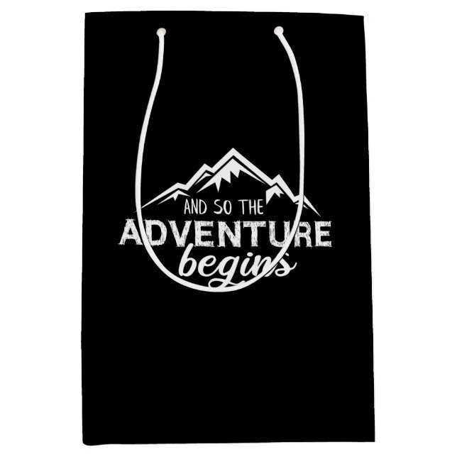 Sac Cadeau Moyen et donc les aventures commencent (Devant)
