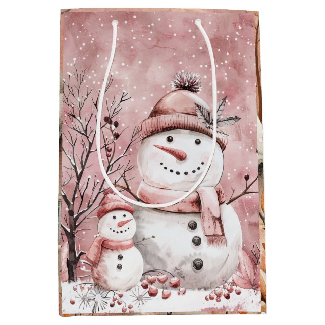 Sac Cadeau Moyen étiquette-cadeau (Devant)