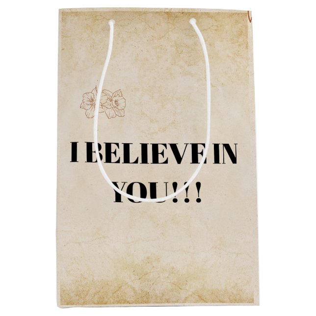 Sac Cadeau Moyen Étiquette cadeau Foil (Devant)