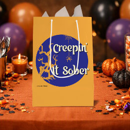 Sac Cadeau Moyen Faire la fête sobre | Soirée d'Halloween sobre