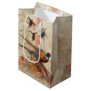 Sac cadeau moyen faisan
