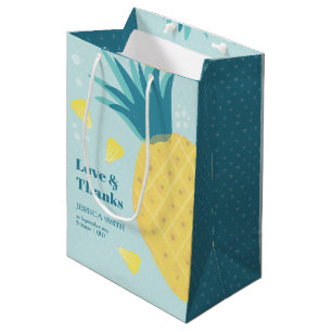 Sac Cadeau Moyen Faisons la fête comme un ananas