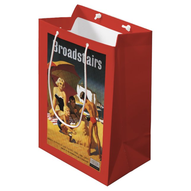 Sac Cadeau Moyen Famille britannique du sud de chemins de fer sur (Devant Angle)