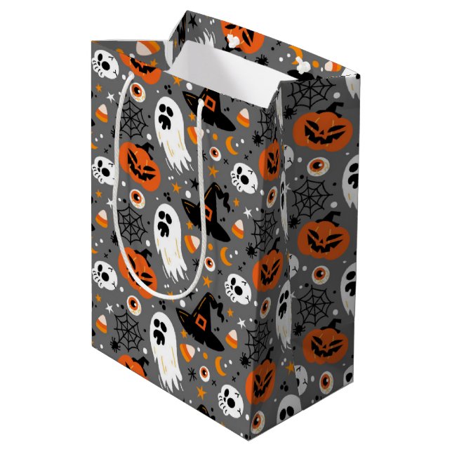 Sac Cadeau Moyen Fantôme (Dos Angle)