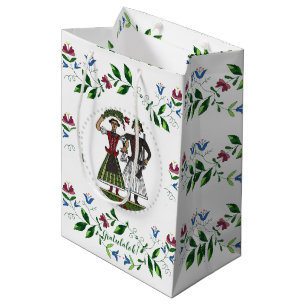 Sac Cadeau Moyen Félicitations au Mariage hongrois Couple !