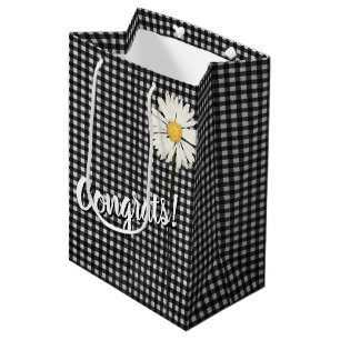 Sac Cadeau Moyen Félicitations En vichy