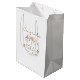 Sac Cadeau Moyen Félicitations Pour Votre Nouveau Cadeau À La Maiso