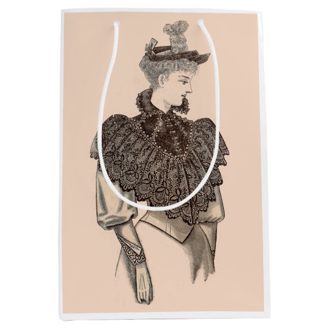 Sac Cadeau Moyen Femme victorienne 1897 (Devant)