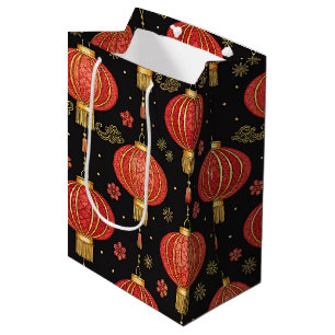 Sac Cadeau Moyen Festival des lanternes chinoises (3)