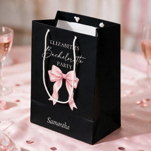 Sac Cadeau Moyen Fête de Bachelorette Arc-en-Ciel Moderne Calligrap