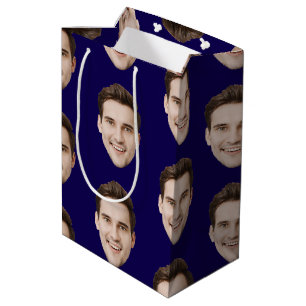 Sac Cadeau Moyen Fête de mariage d'anniversaire personnalisée avec