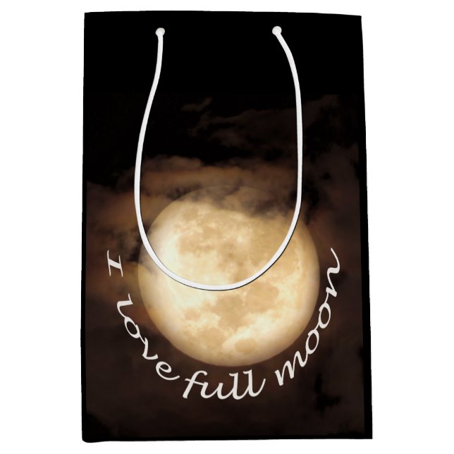 Sac Cadeau Moyen Fête de pleine lune à Koh Phangan (Devant)