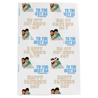 Sac Cadeau Moyen Fête des pères