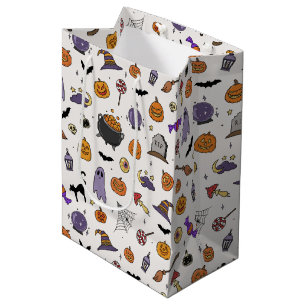 Sac Cadeau Moyen Fête d'Halloween