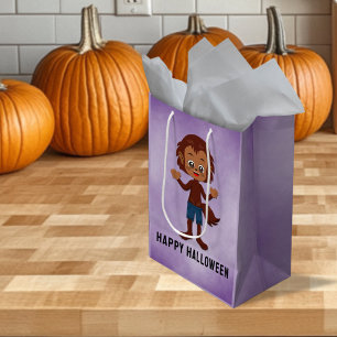 Sac Cadeau Moyen Fête d'Halloween pour enfants Werewolf