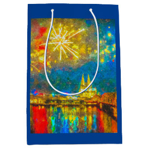 Sac Cadeau Moyen Feux d'artifice à Cologne