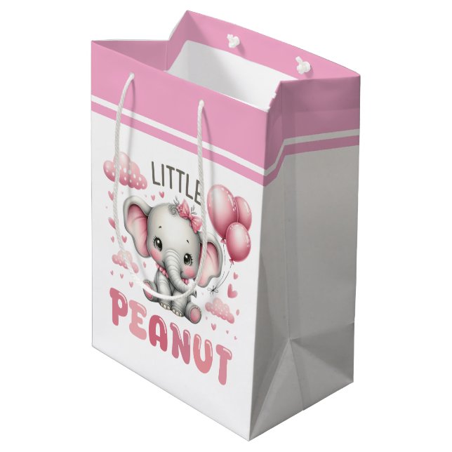 Sac Cadeau Moyen Fille adorable Little Peanut  (Dos Angle)