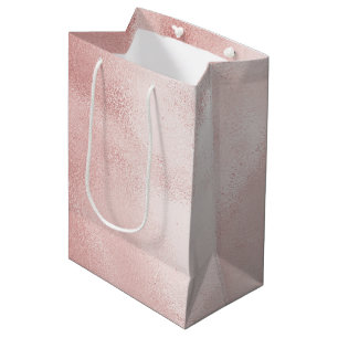 Sac Cadeau Moyen Fille Glamour Blush Rose Enterrement de Vie de Jeu