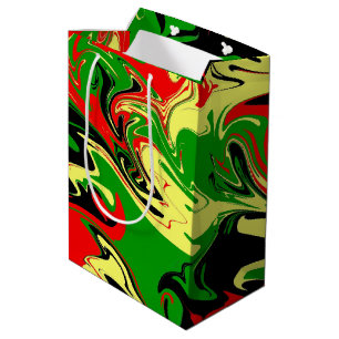 Sac Cadeau Moyen Fissures afrocentriques