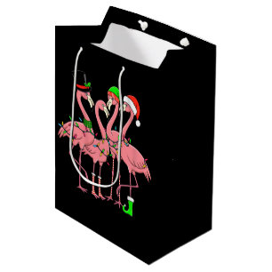 Sac Cadeau Moyen Flamant Joyeux Noël Drôle Cadeau pour l'amant de F