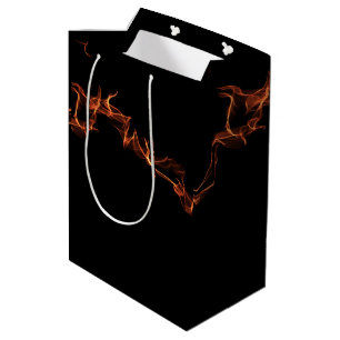 Sac Cadeau Moyen Flammes