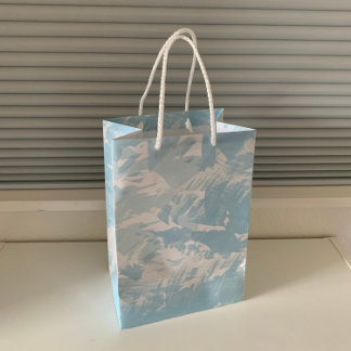 Sac Cadeau Moyen Fleurs Abstraites Botanique Florale