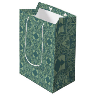 Sac Cadeau Moyen Flocons de forêt 