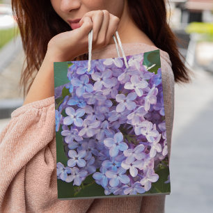 Sac Cadeau Moyen Floral de Lilac pourpre