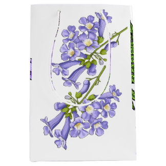 Sac Cadeau Moyen Flores do Brasil jacaranda