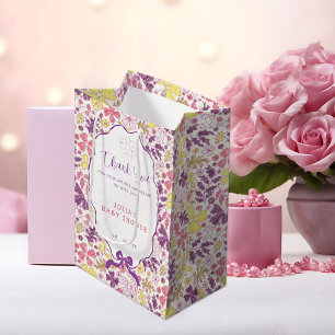 Sac Cadeau Moyen Flower Baby
