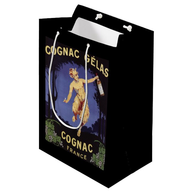 Sac Cadeau Moyen FranceCognac Gelas PosterFrance promotionnel (Devant Angle)
