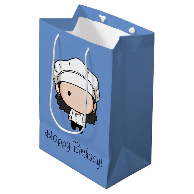 Sac Cadeau Moyen FRIENDS™ | Monica Chibi (Devant Angle)