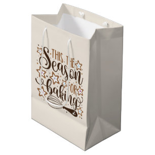 Sac Cadeau Moyen Fun 'Tis Season for Baking Design