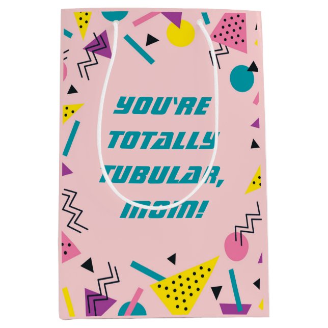 Sac Cadeau Moyen Funny 80s Slang Fête des mères