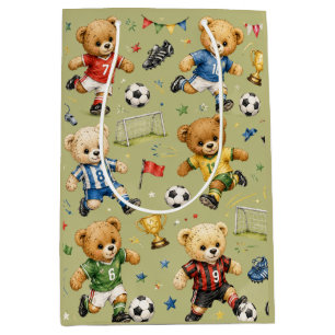 Sac Cadeau Moyen Futur Teddy de l'Équipe de Foot Star
