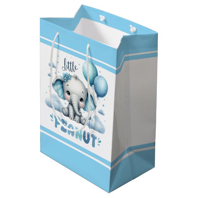 Sac Cadeau Moyen Garçon Petit Cacahuète  (Dos Angle)