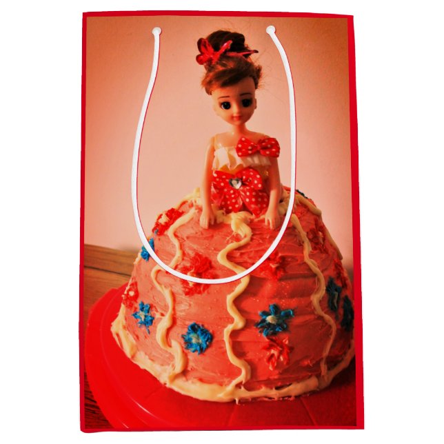 Sac Cadeau Moyen Gâteau de poupée (Devant)