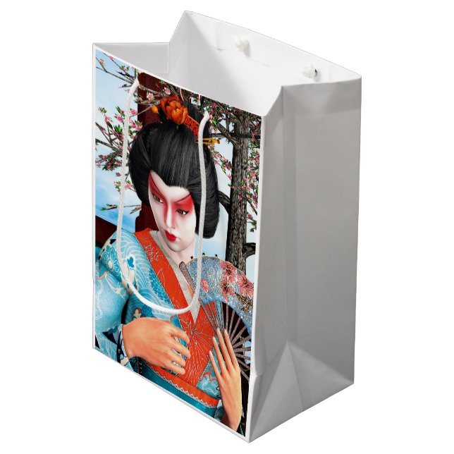 Sac Cadeau Moyen Geisha (Devant Angle)