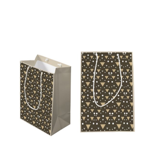 Sac Cadeau Moyen Géométrie Luxe (Créateur téléchargé)
